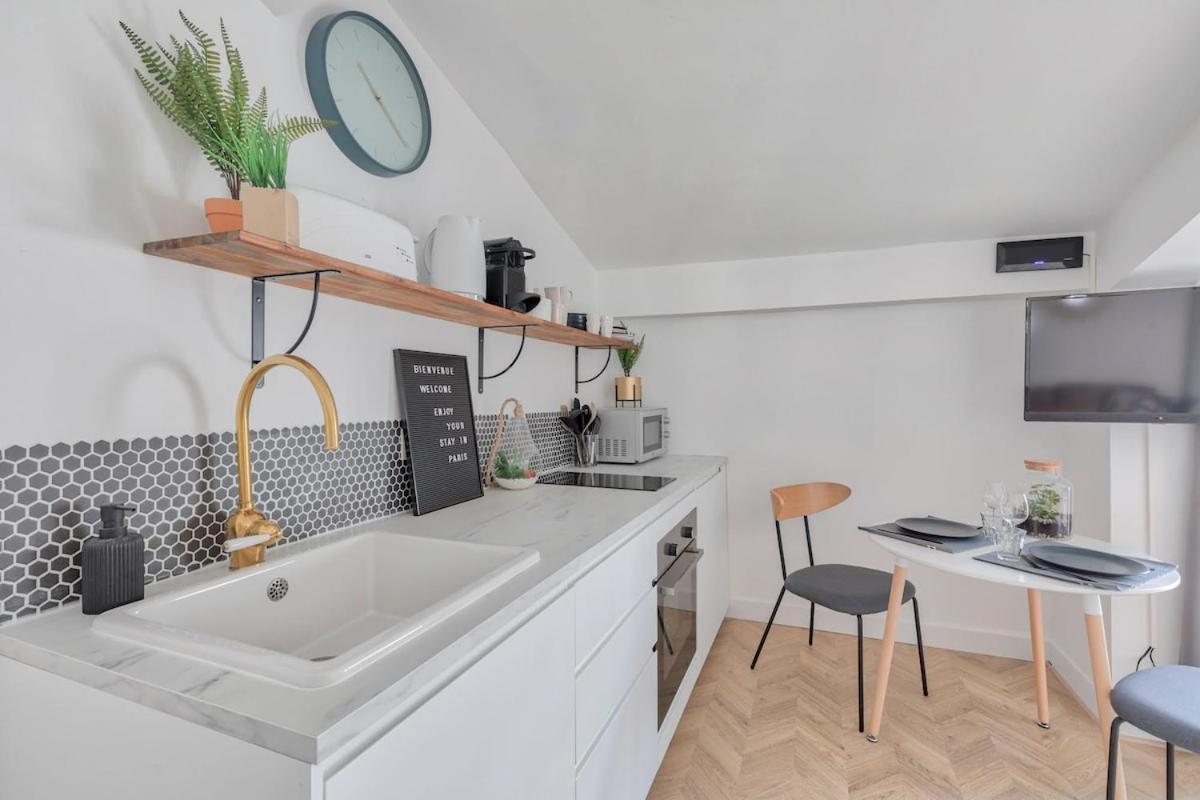 Appartement Renove Proche Arc Triomphe - 2P Paris Dış mekan fotoğraf